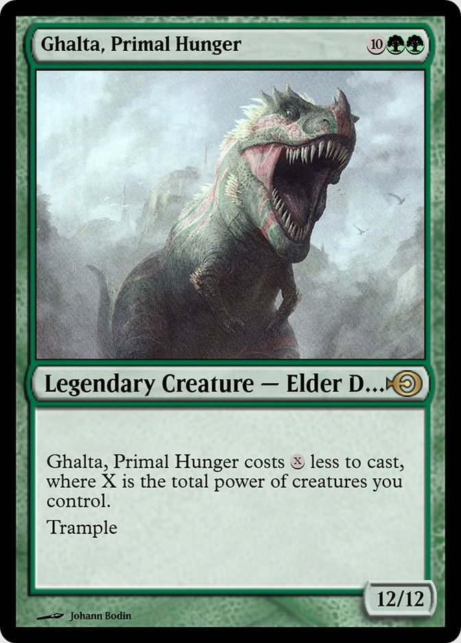 Magic the Gathering Card - Ghalta, Primal Hunger - MTG Circle