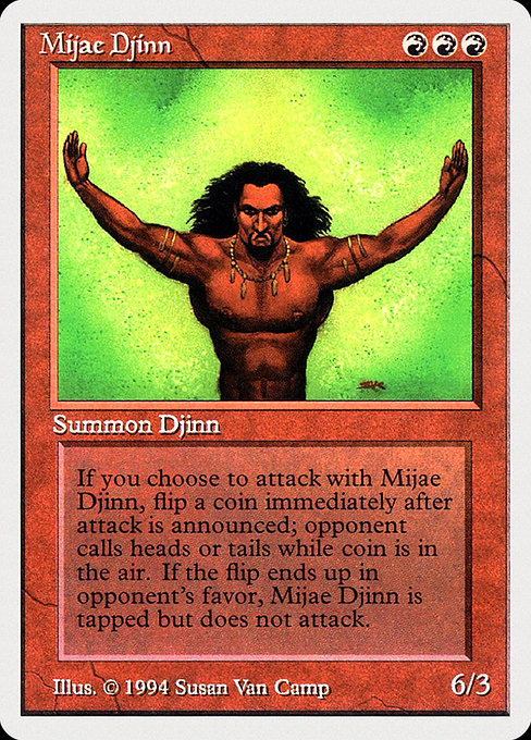 Magic the Gathering Card - Mijae Djinn - MTG Circle