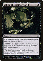 Magic the Gathering Card - Call to the Netherworld - MTG Circle