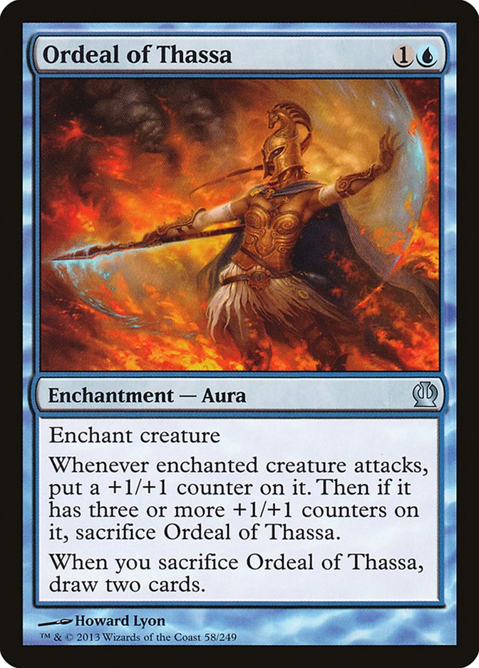 Magic the Gathering Card - Ordeal of Thassa - MTG Circle
