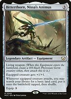 Magic the Gathering Card - Bitterthorn, Nissa's Animus - MTG Circle