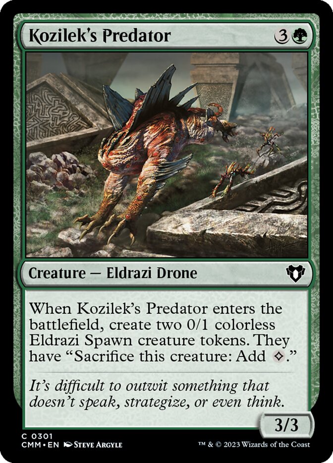 Magic the Gathering Card - Kozilek's Predator - MTG Circle