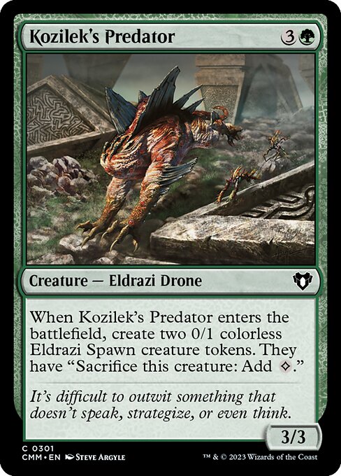 Magic the Gathering Card - Kozilek's Predator - MTG Circle