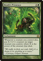 Magic the Gathering Card - Death's Presence - MTG Circle
