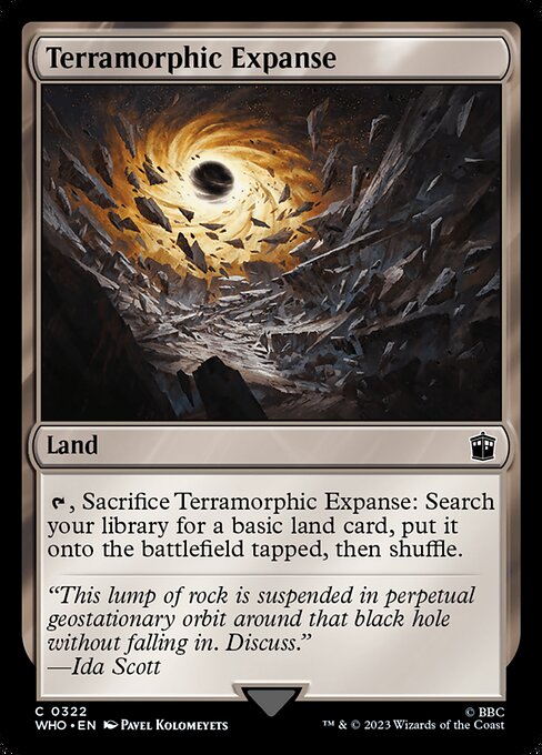 Magic the Gathering Card - Terramorphic Expanse - MTG Circle