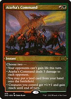 Magic the Gathering Card - Atarka's Command - MTG Circle