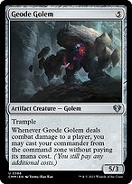 Magic the Gathering Card - Geode Golem - MTG Circle