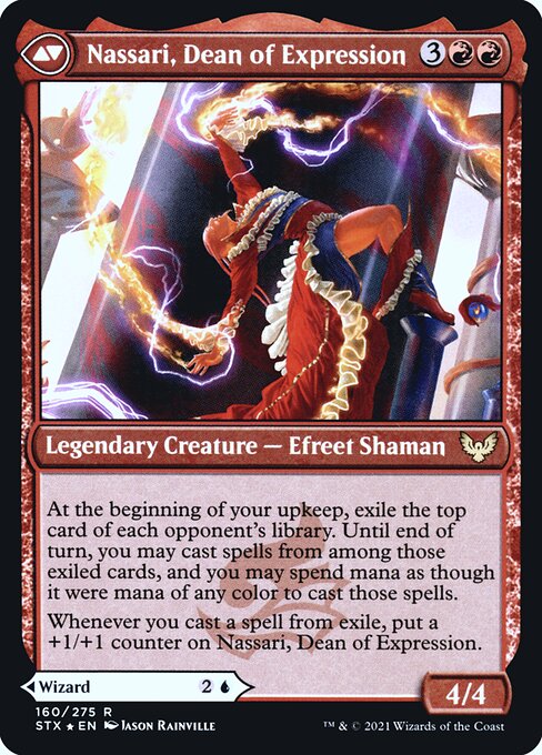 Magic the Gathering Card - Nassari, Dean of Expression - MTG Circle