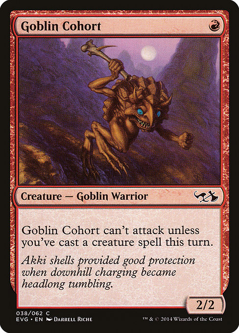 Magic the Gathering Card - Goblin Cohort - MTG Circle