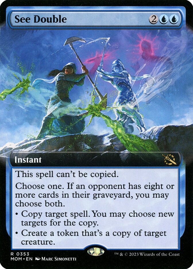 Magic the Gathering Card - See Double - MTG Circle