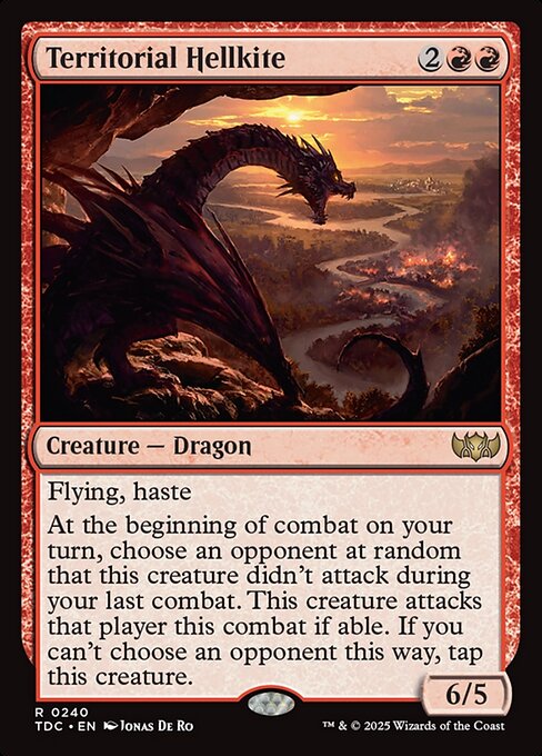 Magic the Gathering Card - Territorial Hellkite - MTG Circle