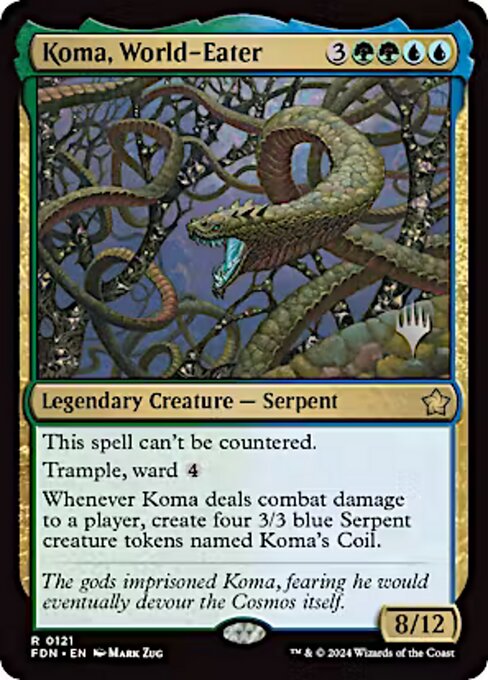 Magic the Gathering Card - Koma, World-Eater - MTG Circle