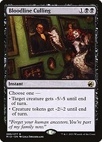 Magic the Gathering Card - Bloodline Culling - MTG Circle
