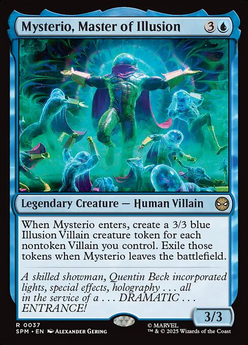 Magic the Gathering Card - Mysterio, Master of Illusion - MTG Circle
