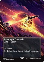 Magic the Gathering Card - Scavenger Grounds - MTG Circle
