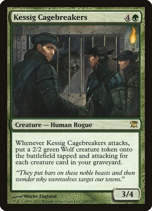 Magic the Gathering Card - Kessig Cagebreakers - MTG Circle