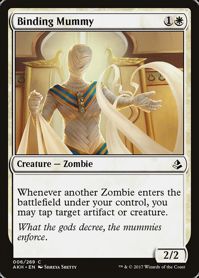 Magic the Gathering Card - Binding Mummy - MTG Circle