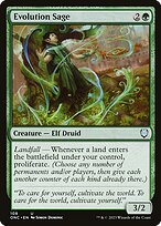 Magic the Gathering Card - Evolution Sage - MTG Circle