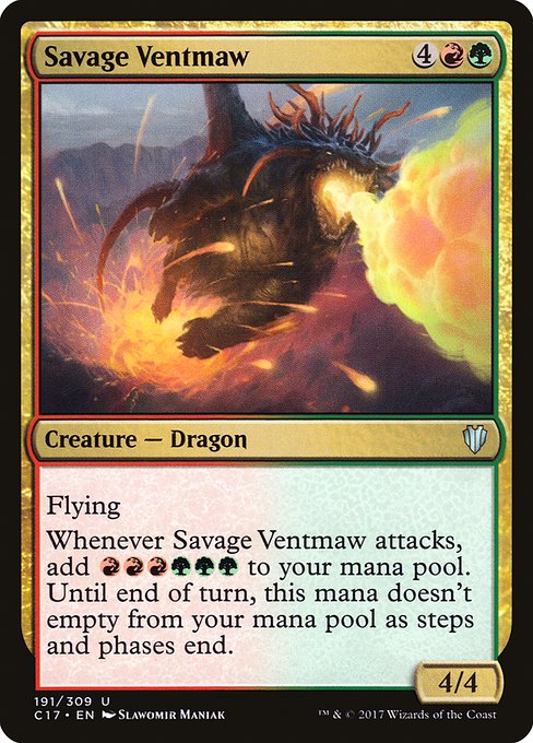 Magic the Gathering Card - Savage Ventmaw - MTG Circle