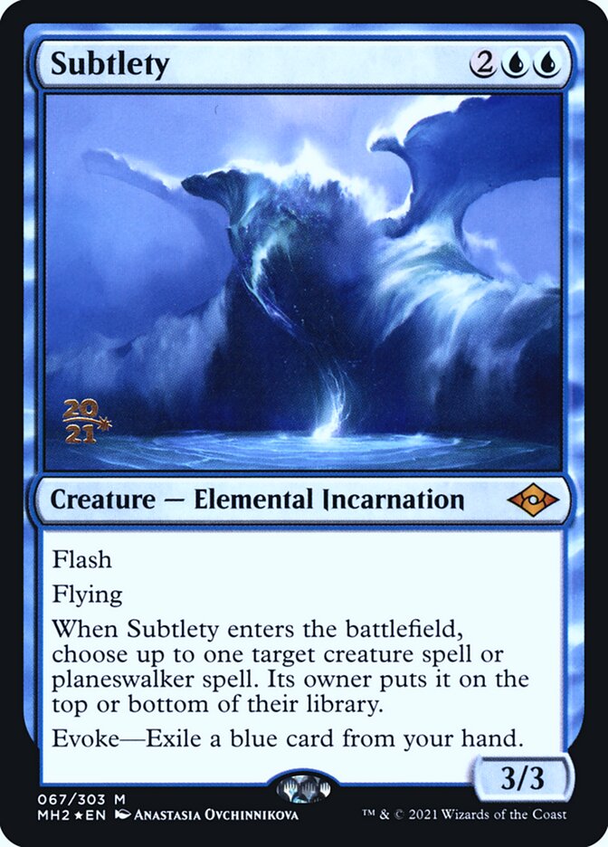 Magic the Gathering Card - Subtlety - MTG Circle