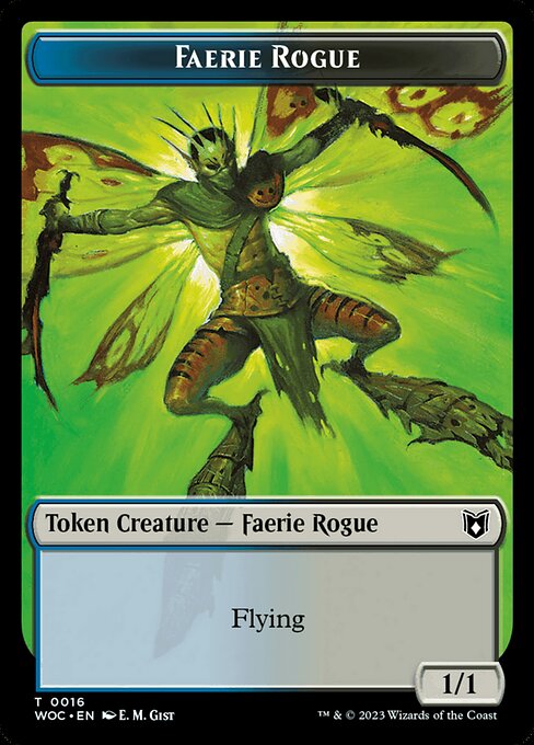 Magic the Gathering Card - Faerie Rogue - MTG Circle