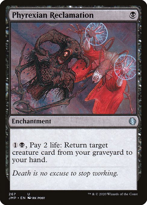Magic the Gathering Card - Phyrexian Reclamation - MTG Circle