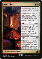 Magic the Gathering Card - Bard Class - MTG Circle