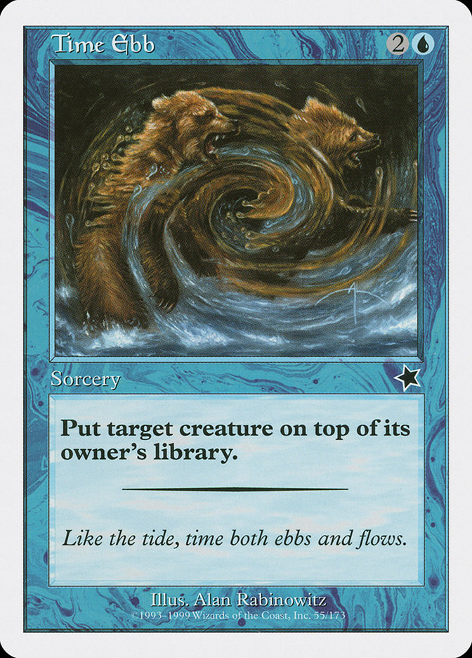 Magic the Gathering Card - Time Ebb - MTG Circle