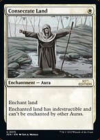Magic the Gathering Card - Consecrate Land - MTG Circle