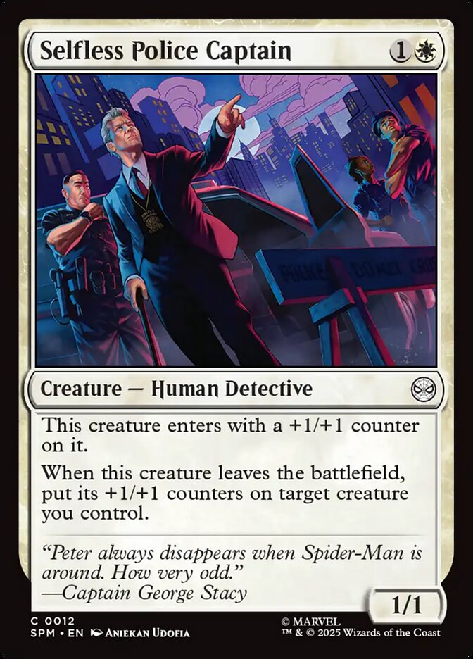 Magic the Gathering Card - Selfless Police Captain - MTG Circle