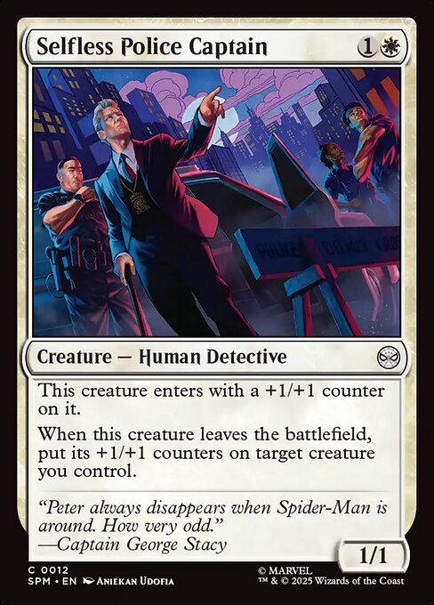 Magic the Gathering Card - Selfless Police Captain - MTG Circle