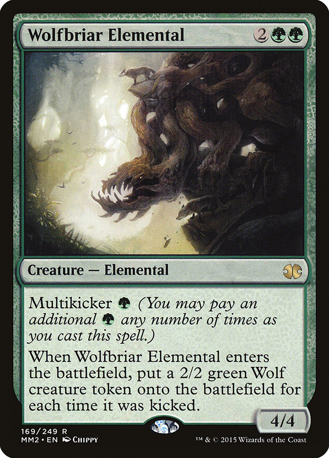 Magic the Gathering Card - Wolfbriar Elemental - MTG Circle