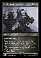 Magic the Gathering Card - Chain Assassination - MTG Circle