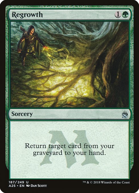 Magic the Gathering Card - Regrowth - MTG Circle