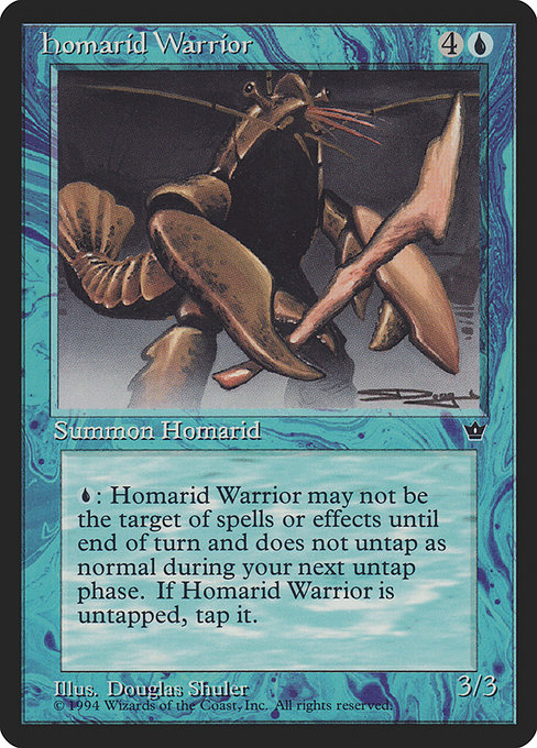 Magic the Gathering Card - Homarid Warrior - MTG Circle