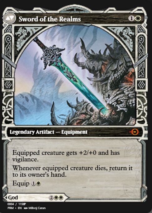 Magic the Gathering Card - Sword of the Realms - MTG Circle