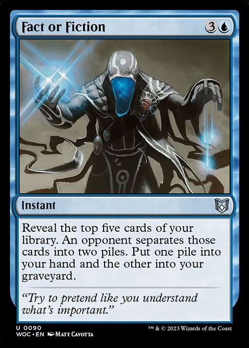Magic the Gathering Card - Fact or Fiction - MTG Circle