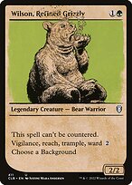 Magic the Gathering Card - Wilson, Refined Grizzly - MTG Circle