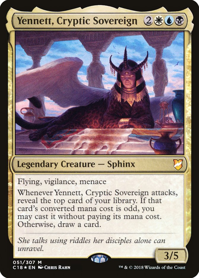 Magic the Gathering Card - Yennett, Cryptic Sovereign - MTG Circle