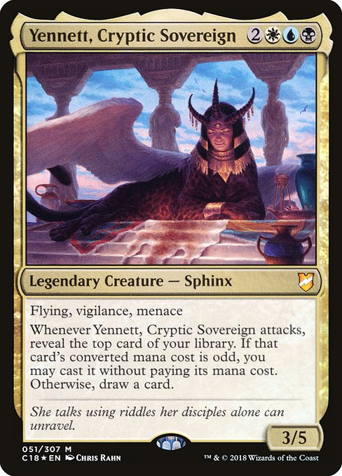 Magic the Gathering Card - Yennett, Cryptic Sovereign - MTG Circle