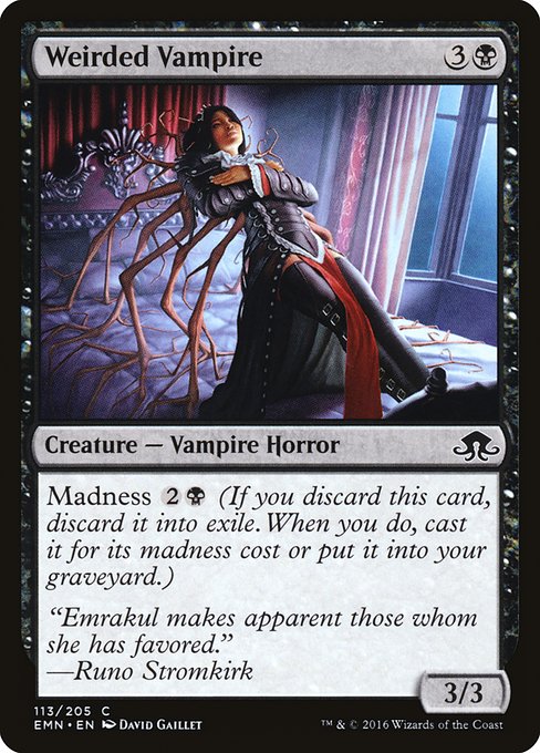 Magic the Gathering Card - Weirded Vampire - MTG Circle