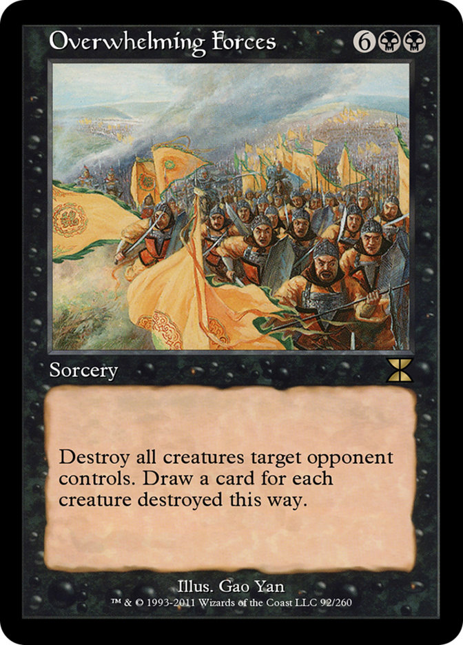 Magic the Gathering Card - Overwhelming Forces - MTG Circle