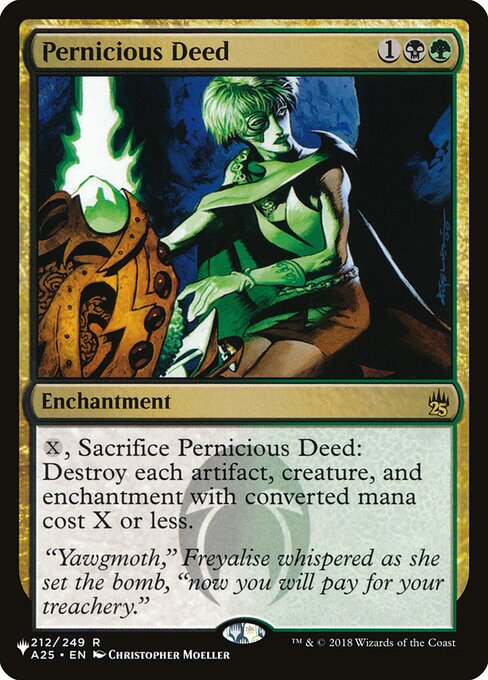 Magic the Gathering Card - Pernicious Deed - MTG Circle