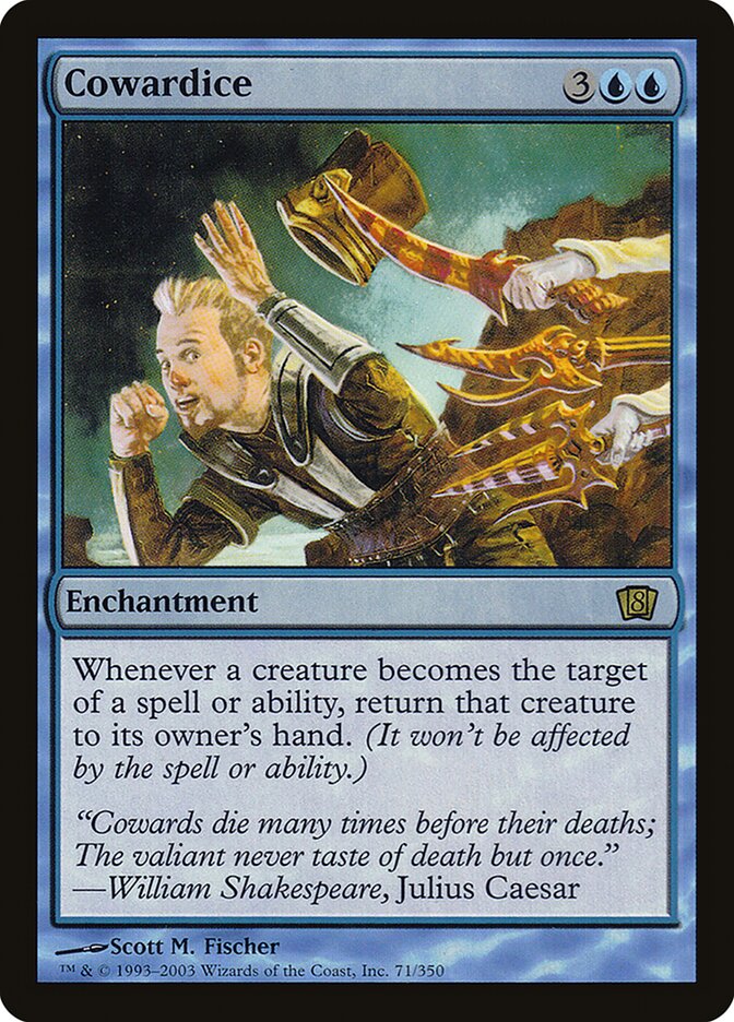 Magic the Gathering Card - Cowardice - MTG Circle