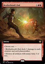 Magic the Gathering Card - Brotherhood's End - MTG Circle