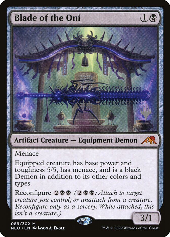 Magic the Gathering Card - Blade of the Oni - MTG Circle