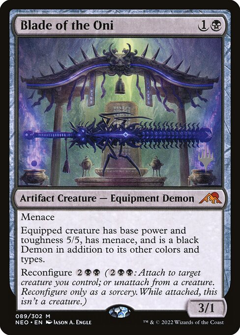 Magic the Gathering Card - Blade of the Oni - MTG Circle