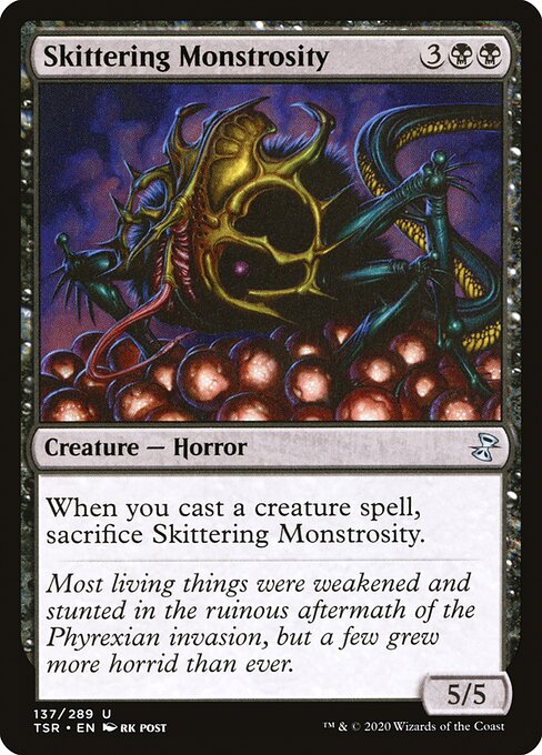 Magic the Gathering Card - Skittering Monstrosity - MTG Circle