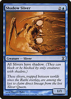 Magic the Gathering Card - Shadow Sliver - MTG Circle