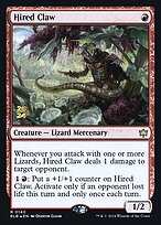 Magic the Gathering Card - Hired Claw - MTG Circle